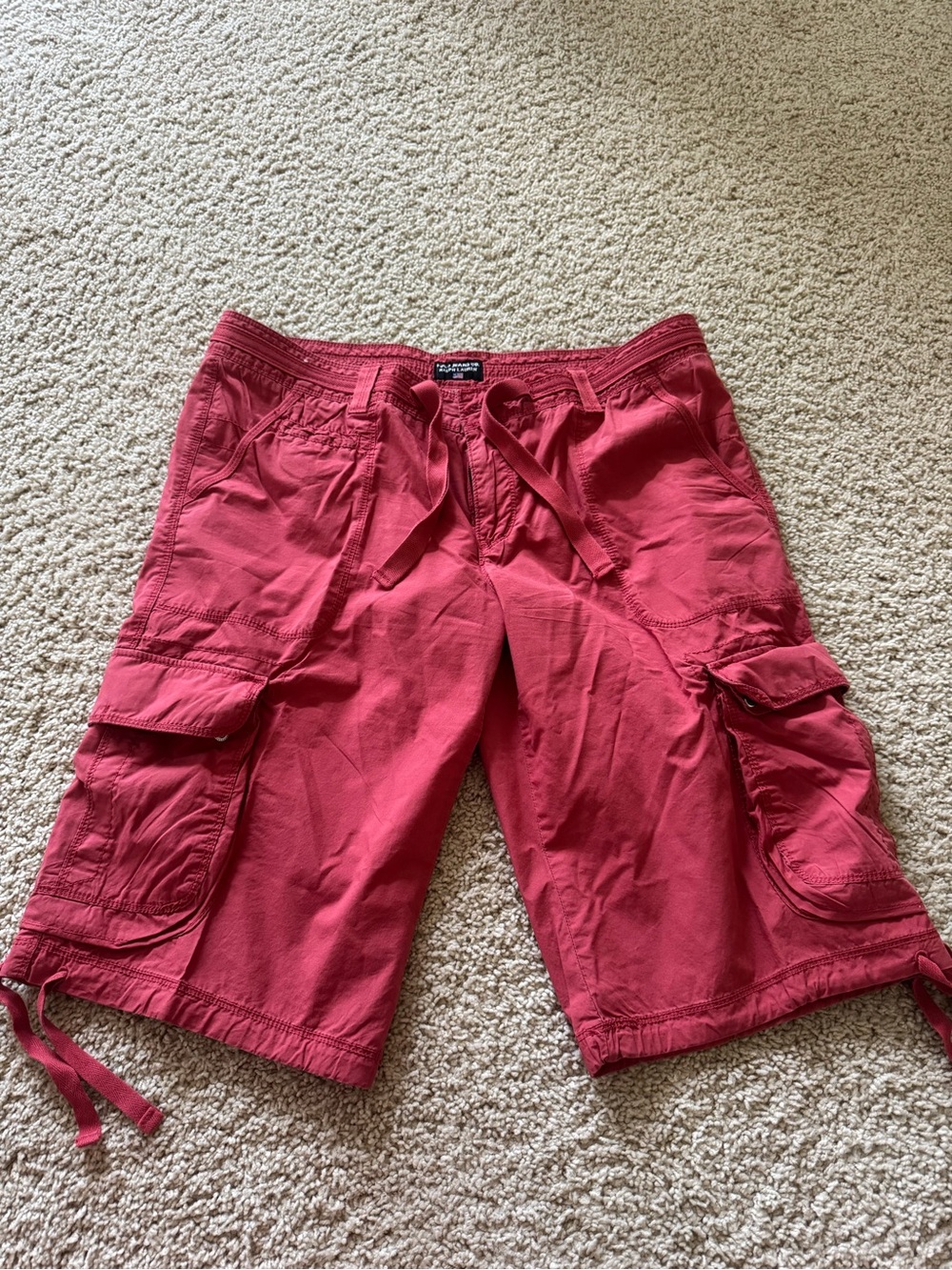 Polo by Ralph Lauren Women's Red Cargo Shorts